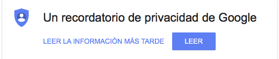 Privacidad Google