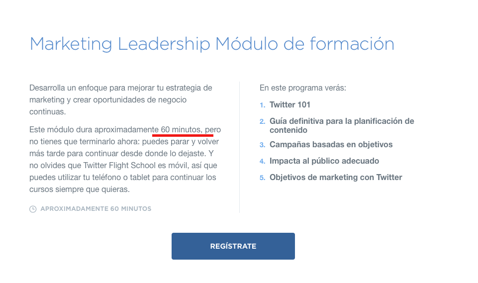 Módulo Marketing Leadership Twitter